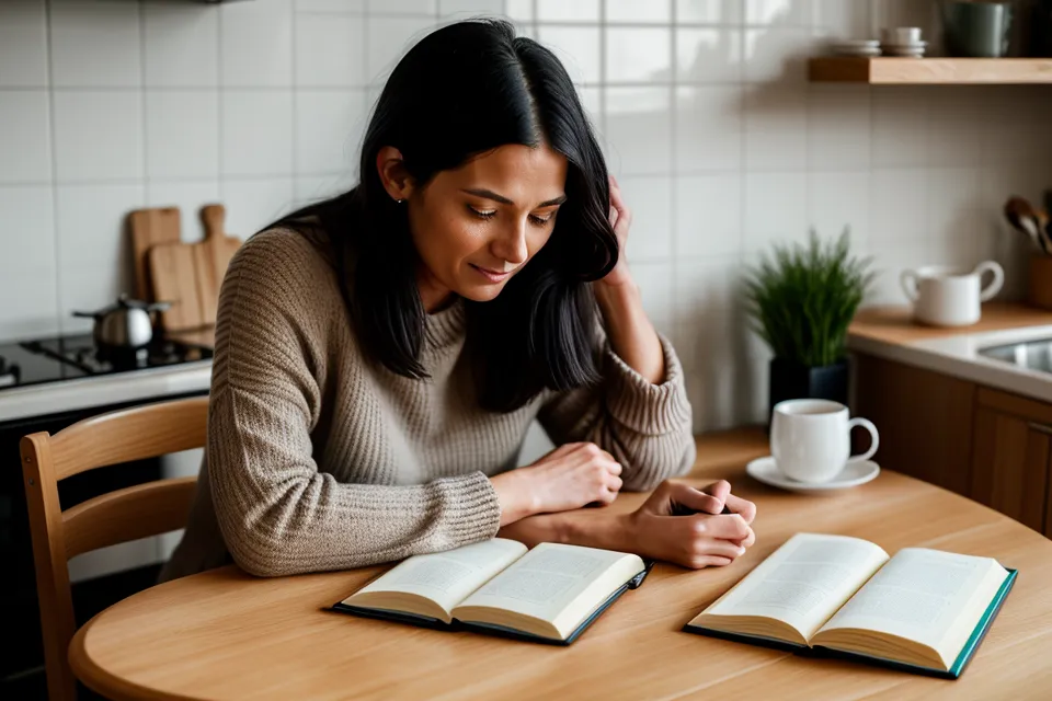 Liste de courses manuscrite à côté d'un clavier d'ordinateur
