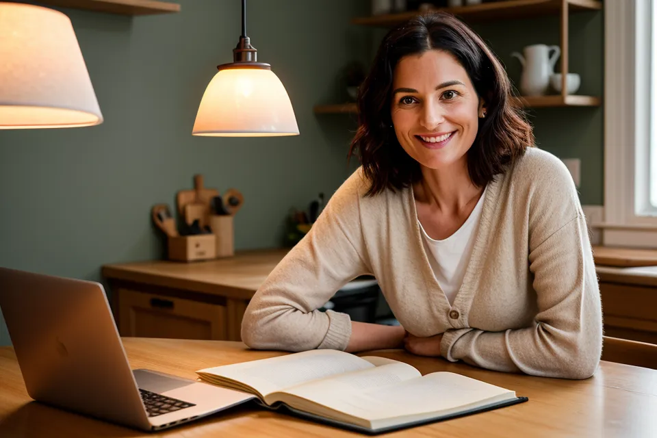 Femme soulagée après avoir réussi son premier script Python